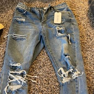 Blue ripped Speciala jeans